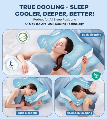 DONAMA Cervical Pillow for Neck and Shoulder Pain Relief