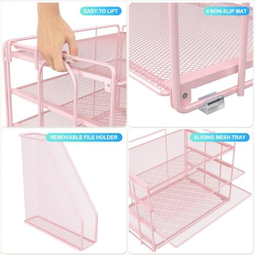 gianotter 4-Tier Paper Organizer With Magazine Holder