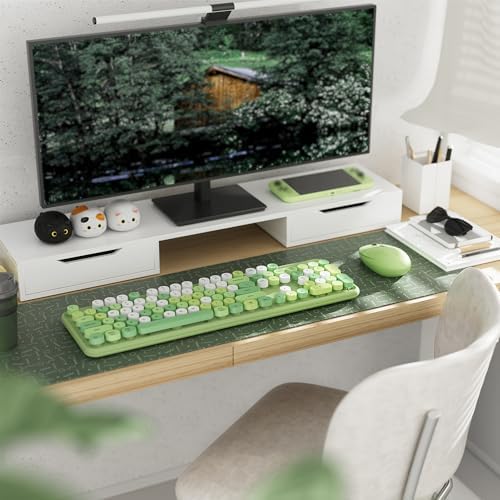Colorful Wireless Keyboard and Mouse Combo Green Colorful