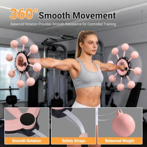 Infinity Hoop for Arm Trainer 360° Hand-Crank Forearm Trainer