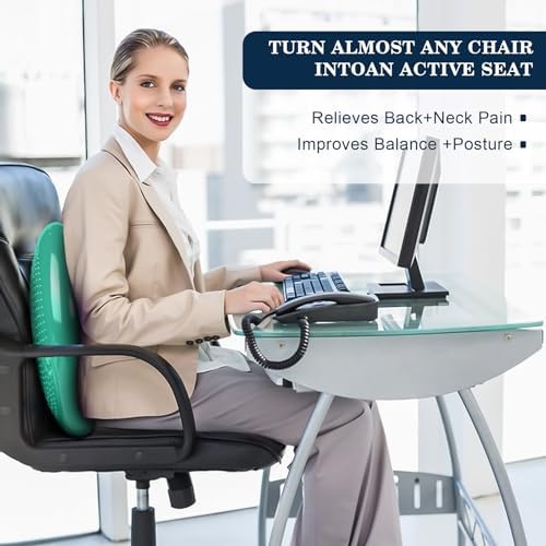 Wobble Cushion，Wiggle Seat，Balance Disc （Extra Thick 34cm/13.4in），for Balance Stability Training, Improve Sitting