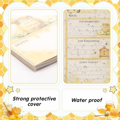Gueevin Bee Gifts To Do List Notepad, Daily Planner, 50 Sheets