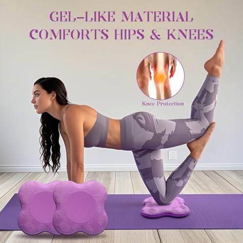 2-4 Pack Yoga Knee Pads, TPE Cushion for Pilates Exercise
