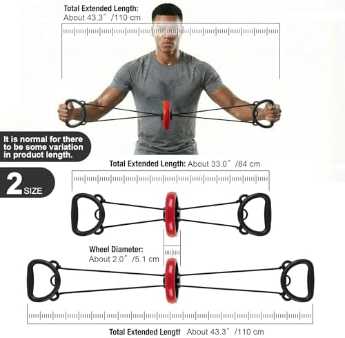 Fun Family Workout Challenges Portable Chest Exercises Trainer,Button-on-a-String Arm Resistance Bands,Chest Clip Muscle Expander,Twister Muscle Arm Strength&Biceps Trainer,Teen Gifts