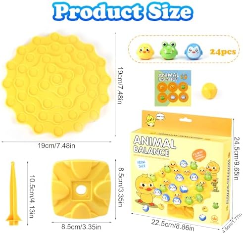 Animals Balance Game Toys, Two-Player Balance Tree Game for Office