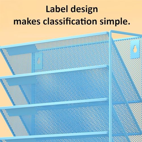 Kuntine.B Wall File Organizer Office Hanging Magazine Holder Wall File Organizer for Office Home