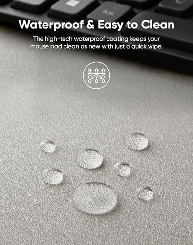 Reniteco Waterproof Large Office & Gaming Mouse Pad, 35.4" x 15.7" x 0.12"