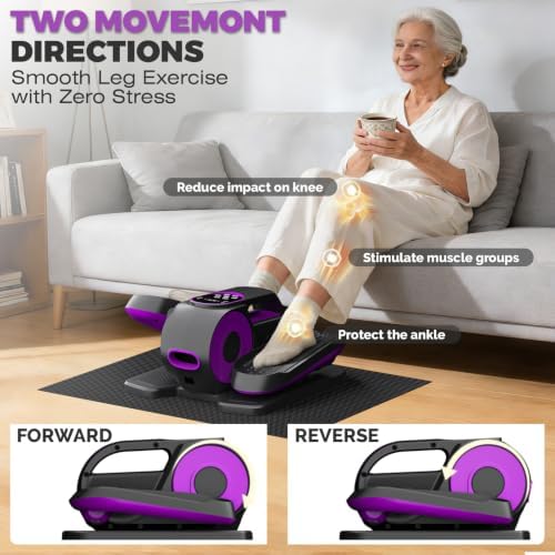 Under Desk Elliptical Leg Exerciser as Seen on TV Sitting for Senior