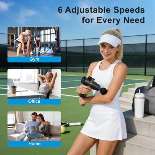 LEERCON Massage Gun Deep Tissue, Mini Muscle Massager Gun for Pain Relief
