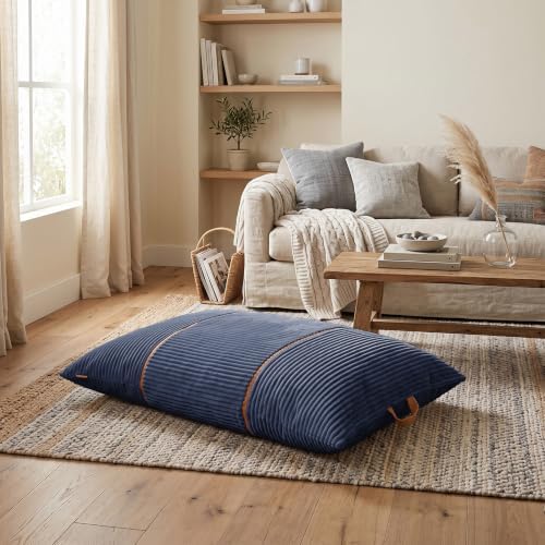 Big Joe Turnabout 3-in-1 Convertible Kids Bean Bag Chair, Midnight Blue