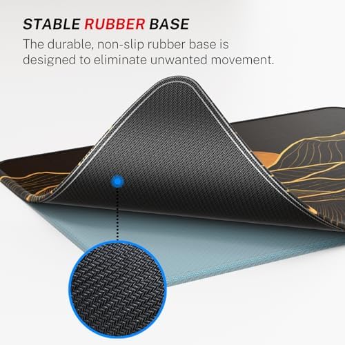 MROCO Essential Office & Gaming Mouse Pad, 8.5 x 11 Inch, Golden Rise