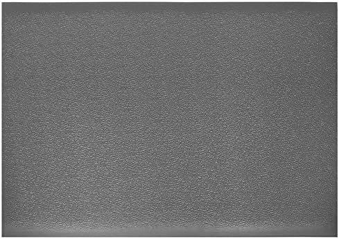 Portico Systems 18030505T Comfort Step 3/8" Anti-Fatigue Mat with Pebble Emboss, Grey, 3' x 5'