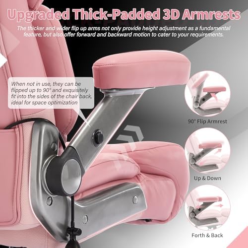 Big and Tall Office Chair 700lbs, Ergonomic High Back Computer Desk Chair