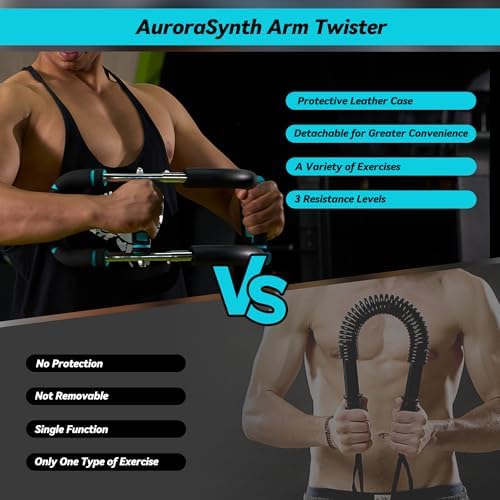 Twister Arm Trainer with 6 Resistance Levels Springs (30-160 Lbs.)