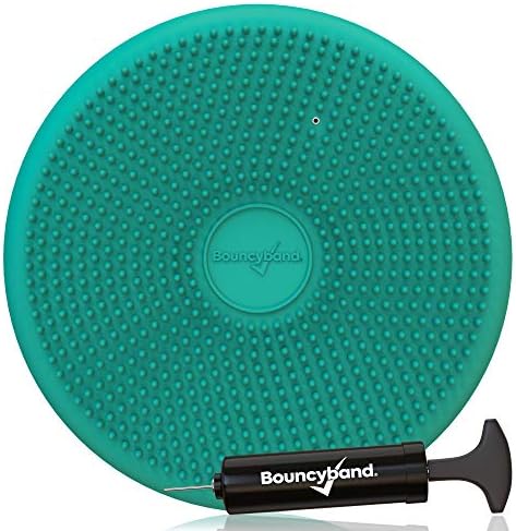 Bouncyband – Wiggle Seat – Green, 13” D – Large Sensory Cushion for Kids