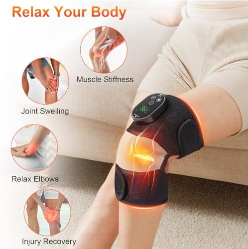Electric 3-in-1 Cordless Heated Massager with Heat 2 Pack