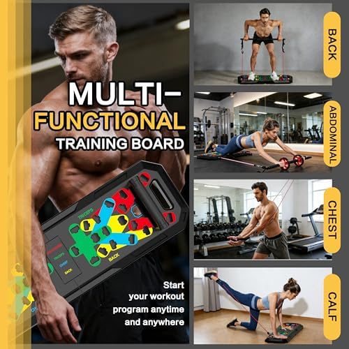 Push Up Board,Foldable Pushup Board for Man,Portable 30 in 1 Push Up Bar