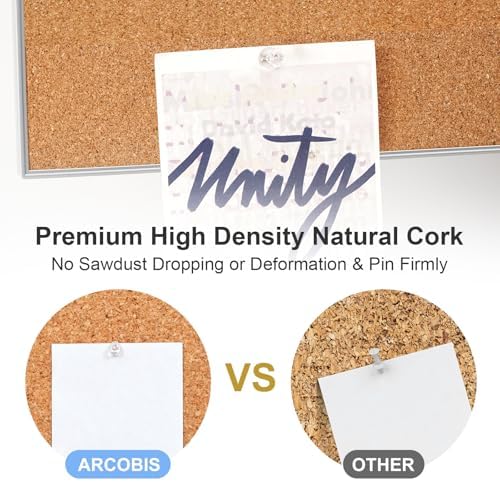 ARCOBIS Cork Board White Board Combo