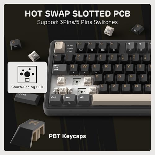 RK ROYAL KLUDGE S98 Wireless Mechanical Keyboard w/Smart Display & Knob