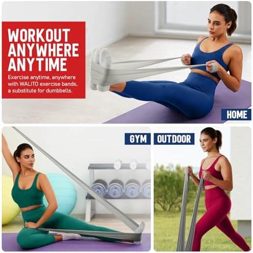 Resistance Bands for Working Out, Stretch Bands for Exercise, Yoga, Pilates