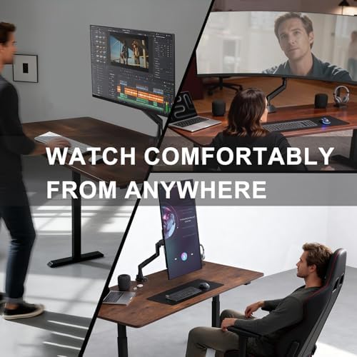 WALI Ultrawide Single Monitor Arm for 17-49 inch Curved Screen, up to 33lbs