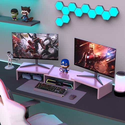 Dual Monitor Stand Riser