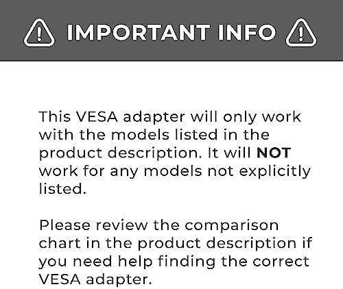HumanCentric VESA Mount Adapter Compatible with MSI Optix Monitors