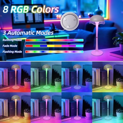 Rechargeable Table Lamp, LED Cordless Table Lamp