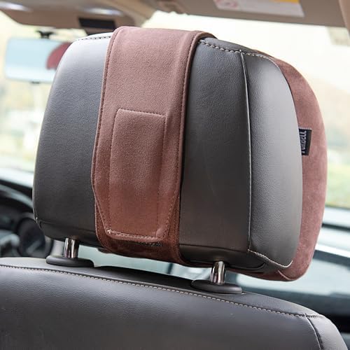 Car Headrest Pillow –Premium Memory Foam Ergonomic Car Pillow for Head Support & Comfort, Soft Washable Cover, Ideal for Long Drives and Travel