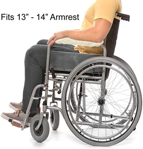 Rehabilitation Advantage Sheepskin Wheelchair Armrest Covers