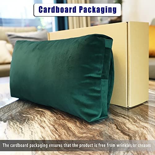 Velvet Recliner Headrest Pillow, Non-Slip Neck Support, Green