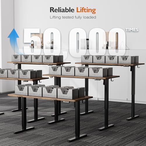 Monomi 59"x24"Electric Standing Desk Adjustable Height Computer Desk