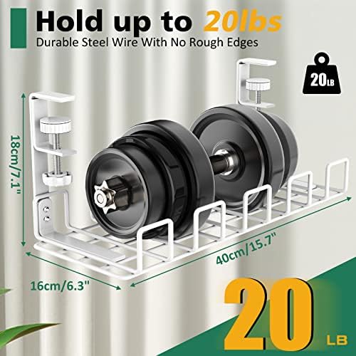 Under Desk Cable Management Tray No Drill Steel 15.7"