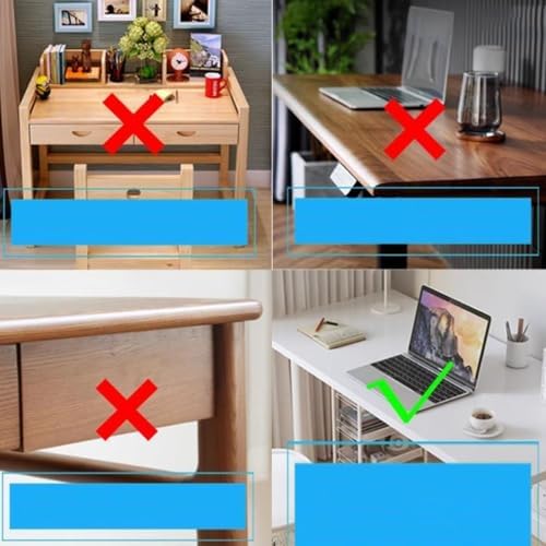 Foldable Clamp-On Desk Extender Tray with Wrist Rest - Ergonomic Keyboard Shelf for Computer Arm Support