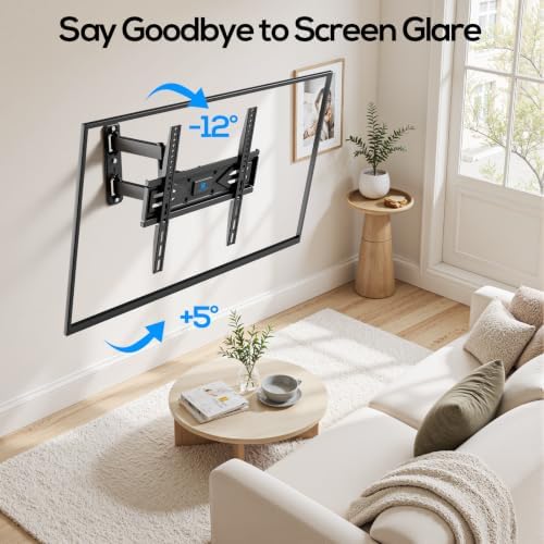 USX STAR Corner TV Wall Mount Full Motion for 40 43 50 55 60 65 inch TVs