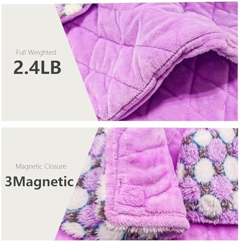 Full Weighted Heating Pad for Neck and Shoulders, Pasonio Large Electric Heated Wrap for Cramps and Pain Relief - 2.4lb Hot Heat Pad with Moist & Dry Heat Therapy Options, Washable- (18"x22") - PYQ03
