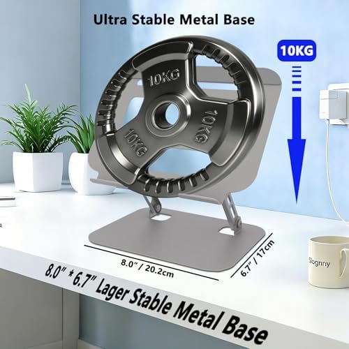 Adjustable Laptop Stand for Desk, Silvery
