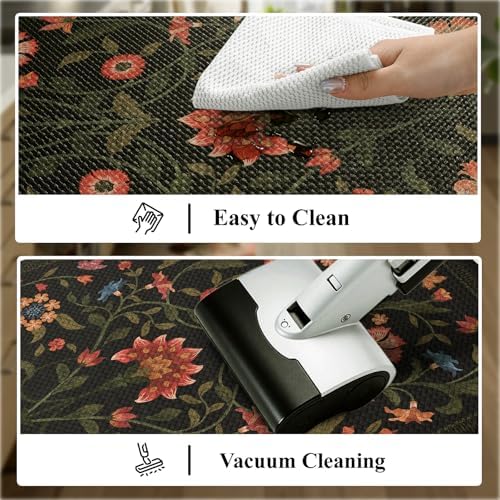 Collive Kitchen Rugs Sets of 2, Waterproof Anti Fatigue Kitchen Mats
