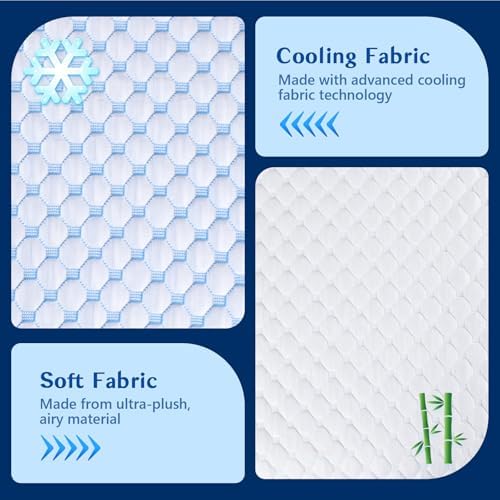 Stomach Sleeping Pillow for Shoulder and Neck Pain Relief, Thin Memory Foam Pillows - Cooling Slim Gel Memory Foam Pillow for Stomach and Back Sleepers ,Low Profile pillows 2.75-inches -King size