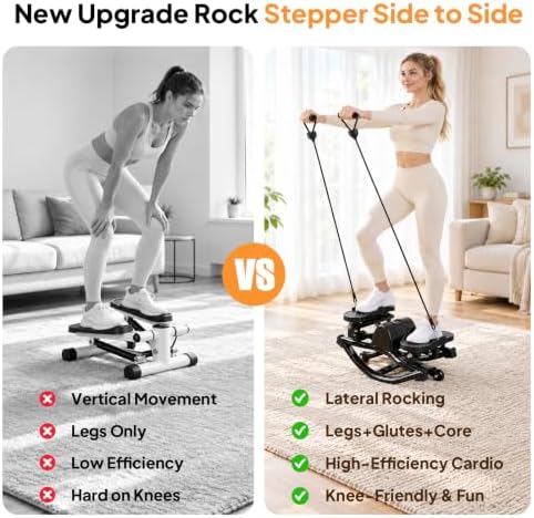 Rock Stepper Side to Side, 300 LBS Capacity, Side Stepper Exercise at Home