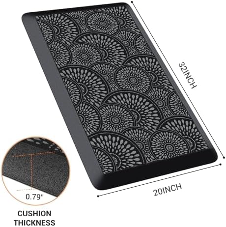 Mattitude 4/5 Inch Kitchen Mat, Waterproof Non-Slip Standing Mats and Rugs