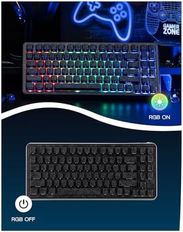 EPOMAKER Frost Jelly Keycaps Set, 126 Keys Forged Carbon Fiber Keycaps