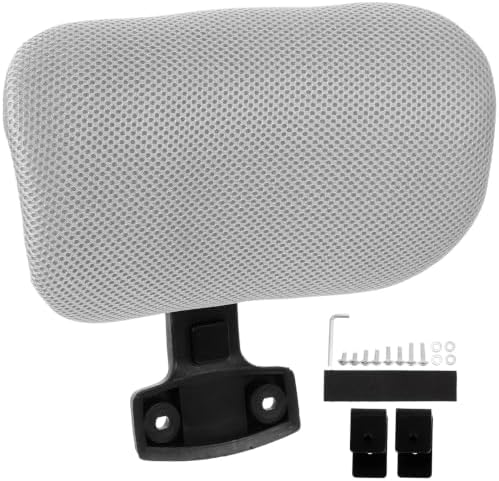 Tofficu Adjustable Office Chair Headrest with Breathable Mesh Cushion