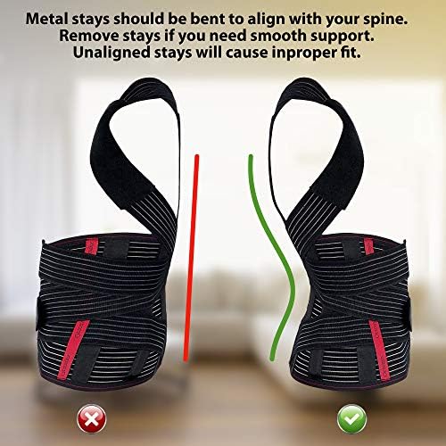 ORTONYX TLSO Full Back Support Brace with Removable Dorso-Lumbar Pad