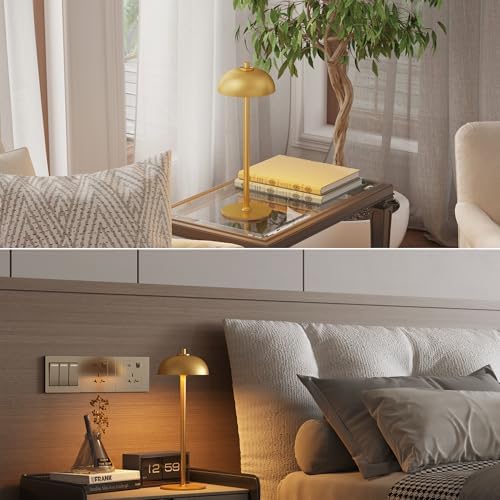 1 Pack Cordless Table Lamp Rechargeable, 5000mAh Battery Table Light