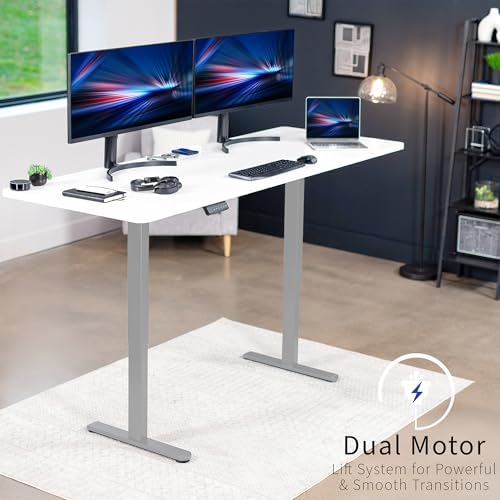 VIVO White 83 x 30 in Standing Desk, DESK-KIT-E2G84-30W