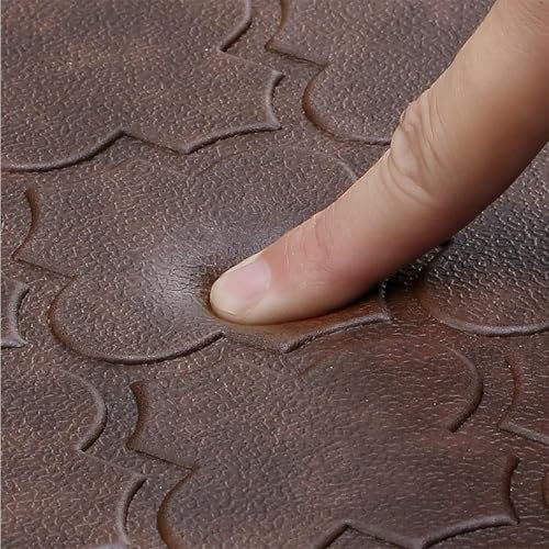 WISELIFE Kitchen Mat Cushioned Anti Fatigue Floor Mat, 17.3"x39", Brown