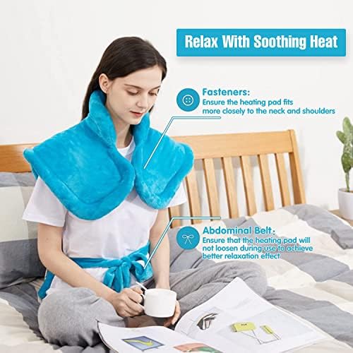 Tefici Electric Heating Pad for Back, Neck & Shoulders, 24"×33", Ultra Soft