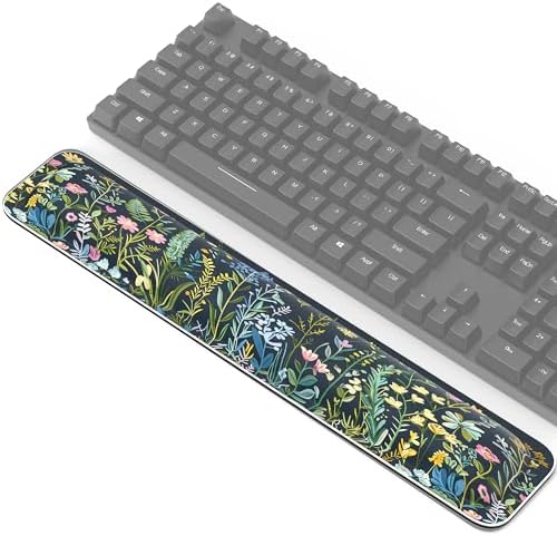 TECKNET Wrist Rest for Computer Keyboard Ergonomic, 1 in Thick, 17x3.3 in