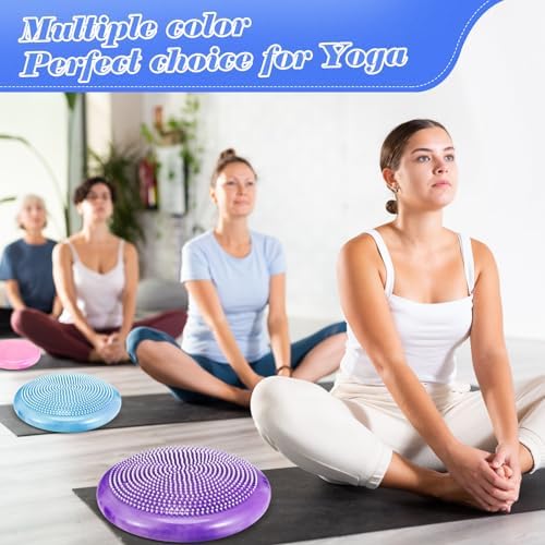 Libima 4 Pcs Wiggle Seat for Kids Inflated Wobble Cushion